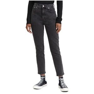 Madewell The Perfect Vintage Jean 26 Black Gray Lunar Wash